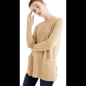J. Crew | Front Pocket Tunic Sweater Merino‎ Wool